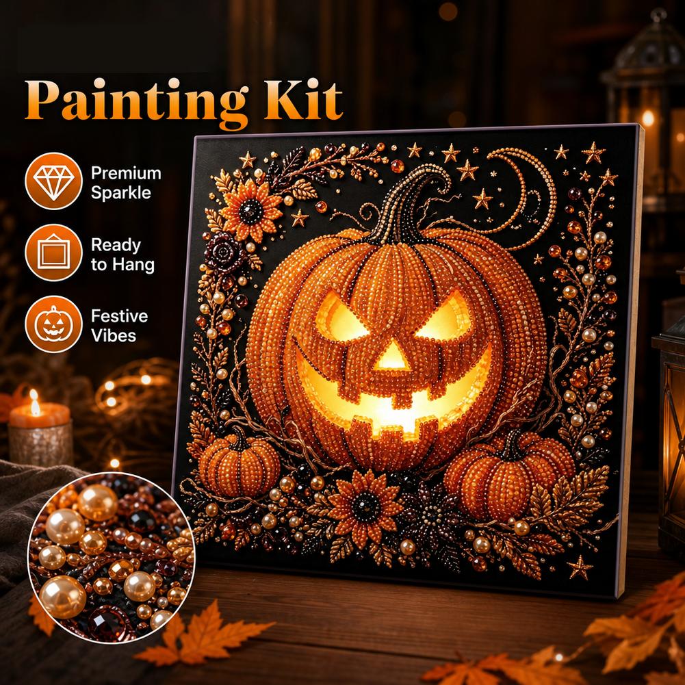 Art Craft Holiday - مجموعة الرسم بالألماس لعيد الهالوين، فن