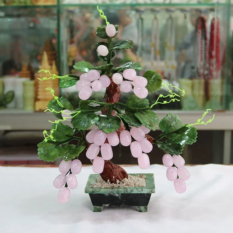 زخرفة الحجر شجرة العنب Zhaocai - مراجعة Tv Art And Craft وسعره