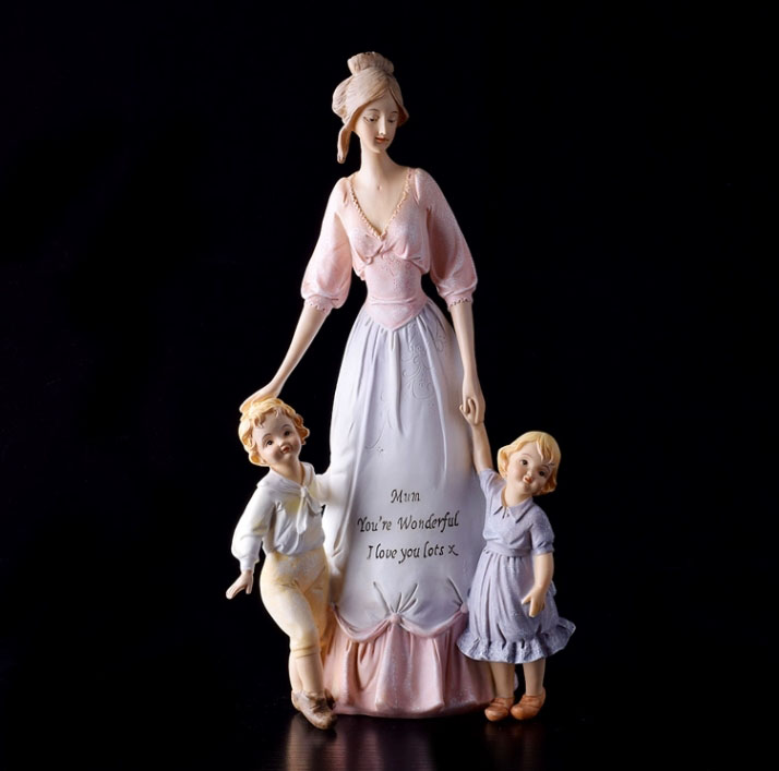 تمثال أم وطفل من الراتنج بتصمي - مراجعة Art Craft Mother'S Day وسعره