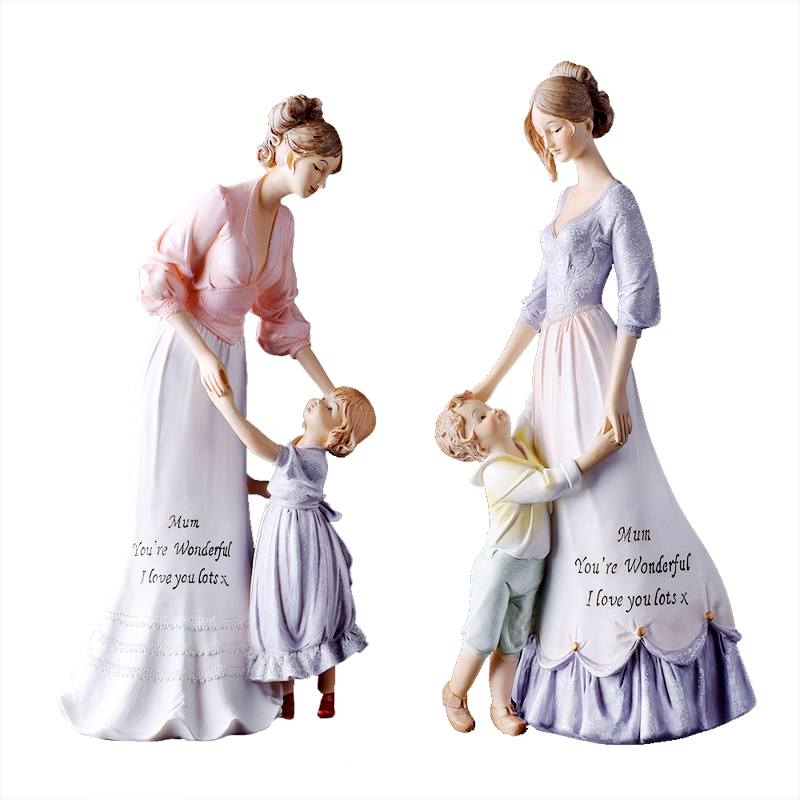 تمثال أم وطفل من الراتنج بتصمي - مراجعة Art Craft Mother'S Day وسعره