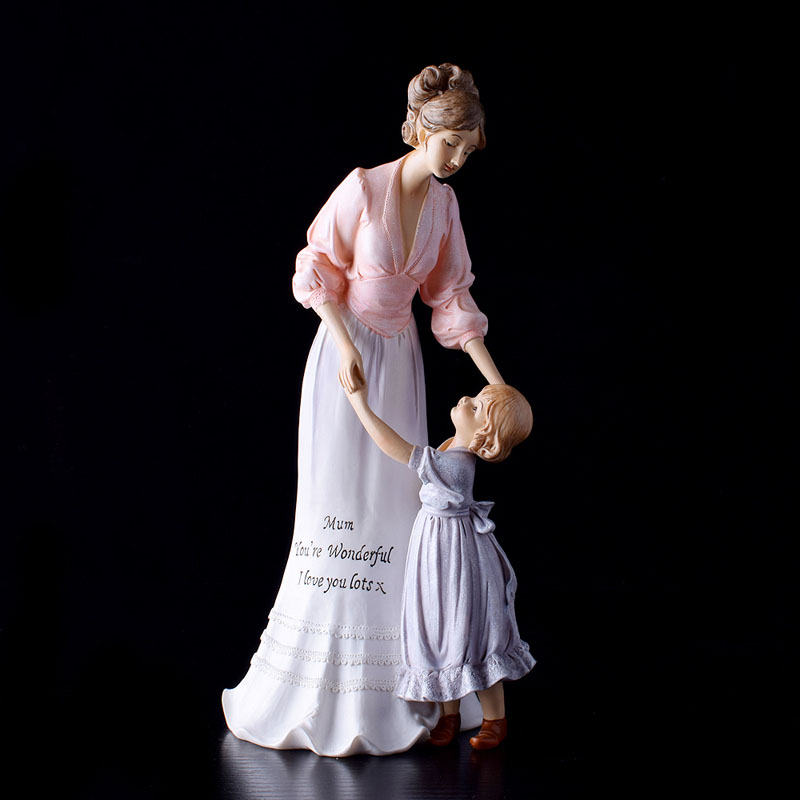 تمثال أم وطفل من الراتنج بتصمي - مراجعة Art Craft Mother'S Day وسعره