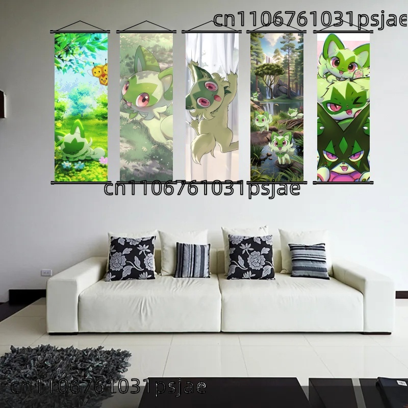 Sprigatito Scroll Art، مصنوع ب - مراجعة Tv Art And Craft وسعره