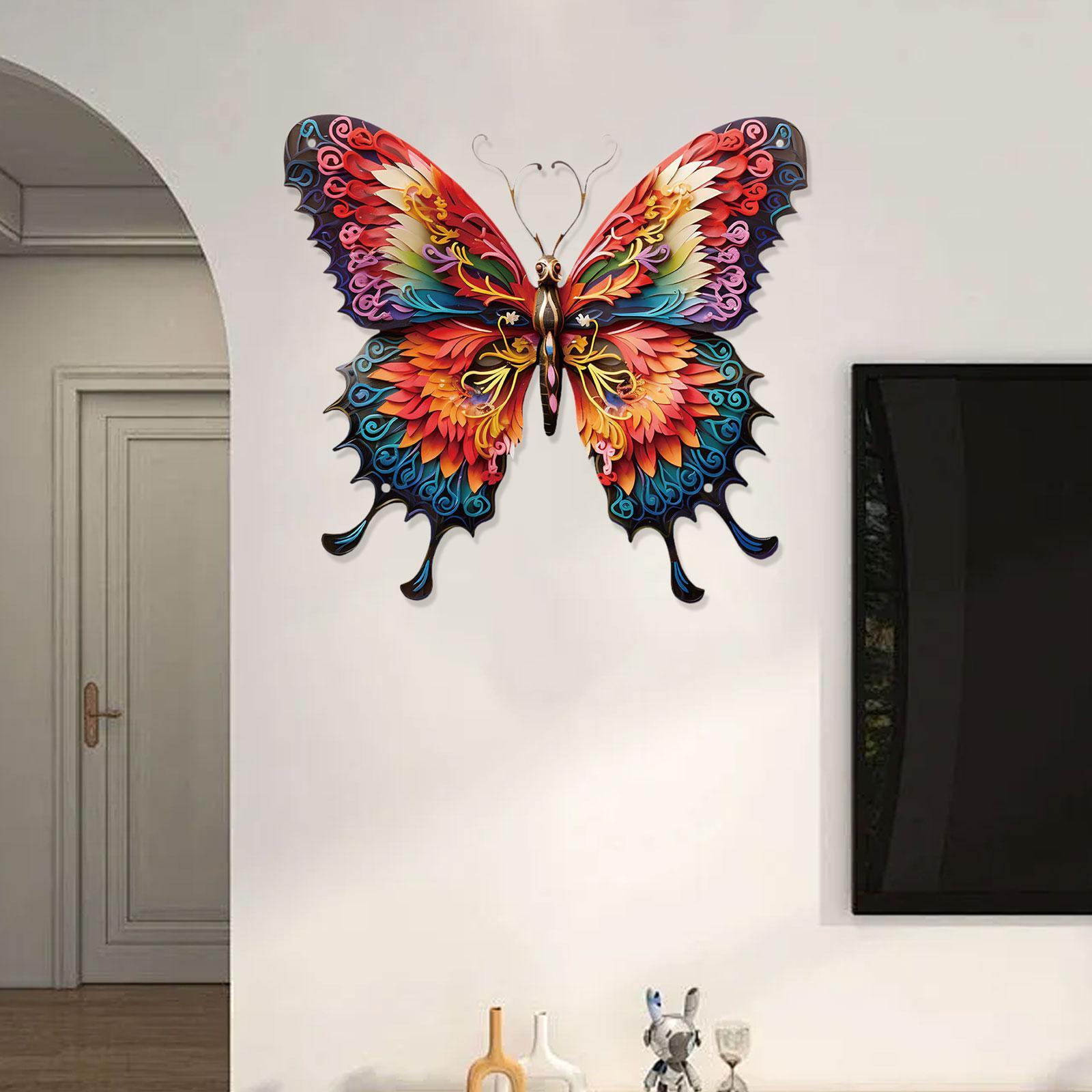 حرف فنية جدارية على شكل فراشة  - مراجعة Art Craft Gallery وسعره