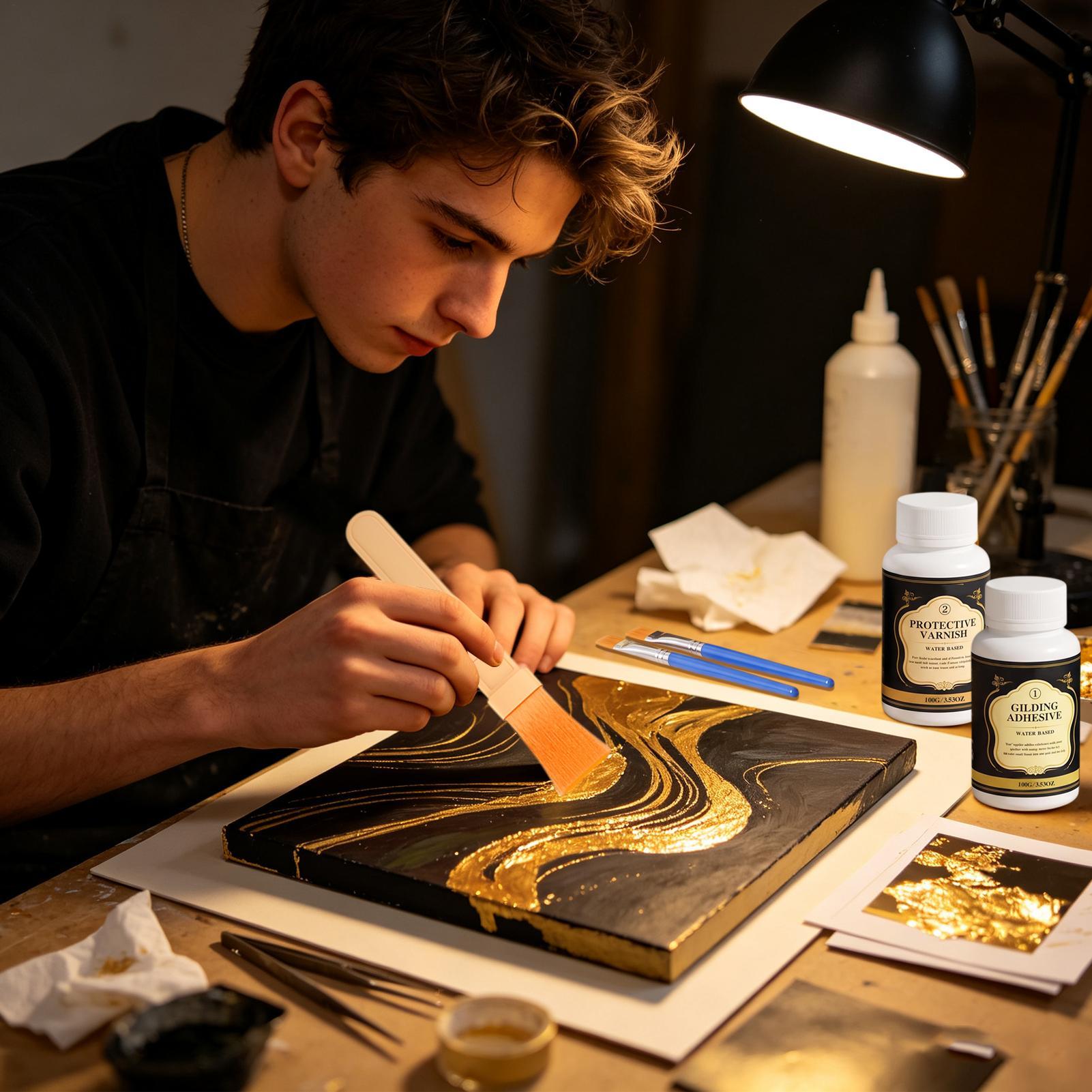 لاصق التذهيب المائي طويل الأمد - مراجعة Art Craft Glue وسعره