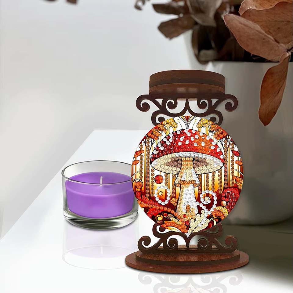 حامل شموع على شكل فطر، هدية لع - مراجعة Art Craft Holiday وسعره