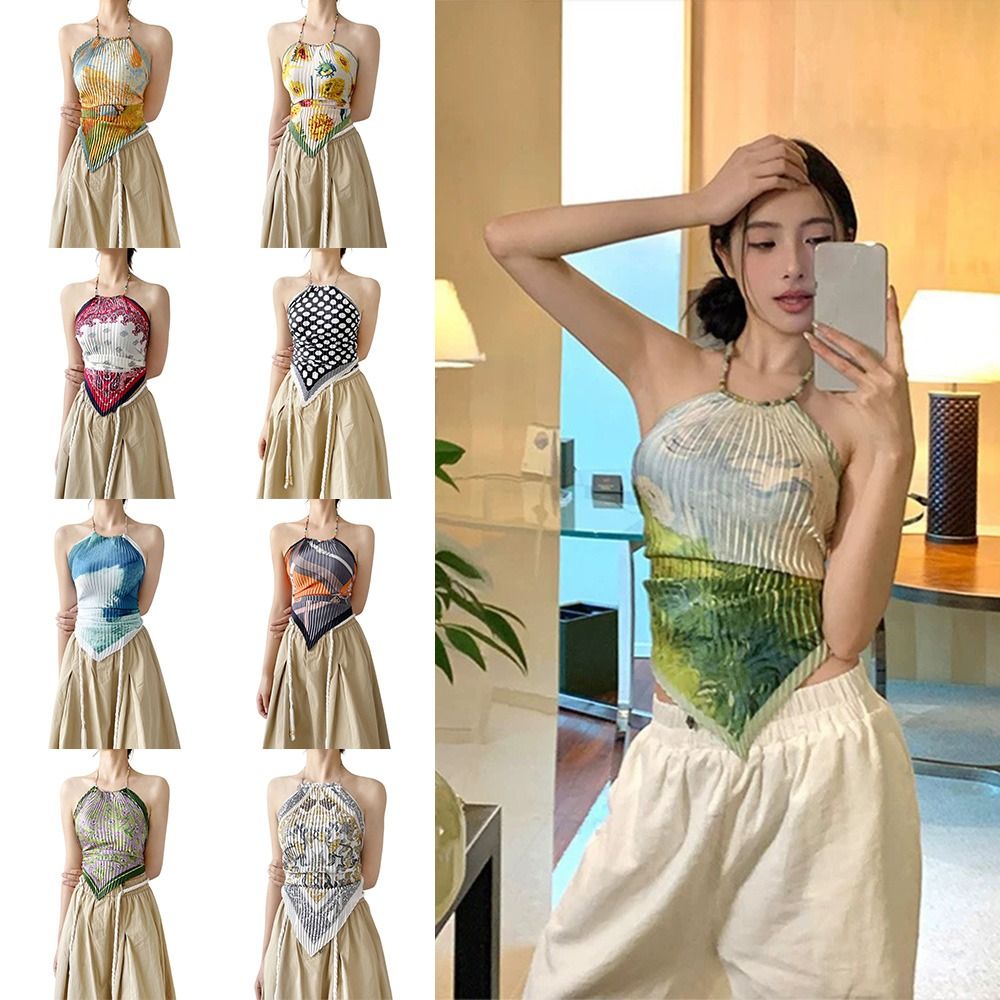 بلوزة نسائية عصرية بتصميم Y2K  - مراجعة Silk Painting Dye وسعره