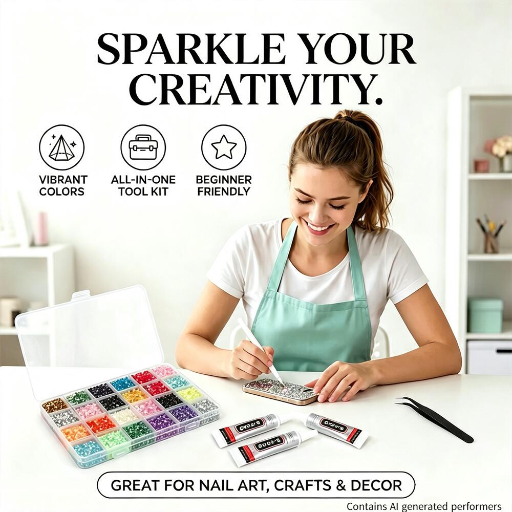 مجموعة أحجار الراين الراتنجية  - مراجعة Art Craft Glue وسعره